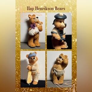 Hap Henrikson Bear Figurines Set